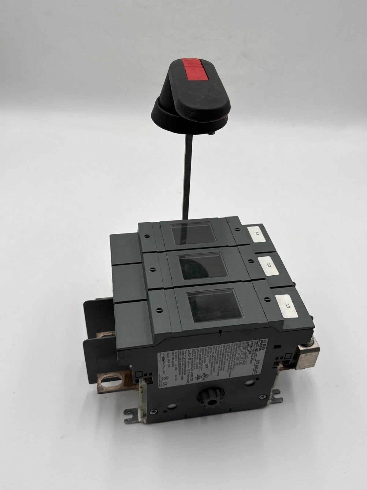 ABB OS200J03 Fused Disconnect Switch 200A 3P 600V 3PH 150HP 200 Amp 3 Pole Used