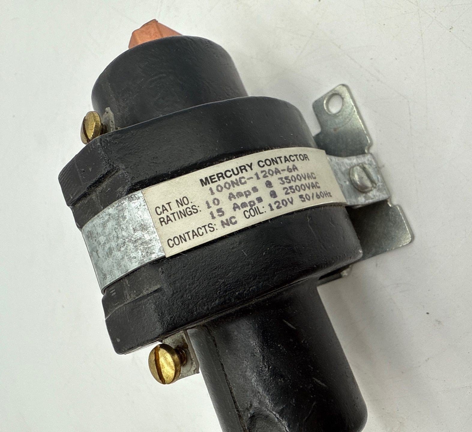 MDI 100NC-120A-6A MERCURY CONTACTOR 10A 3500VAC 120V 50/60HZ New