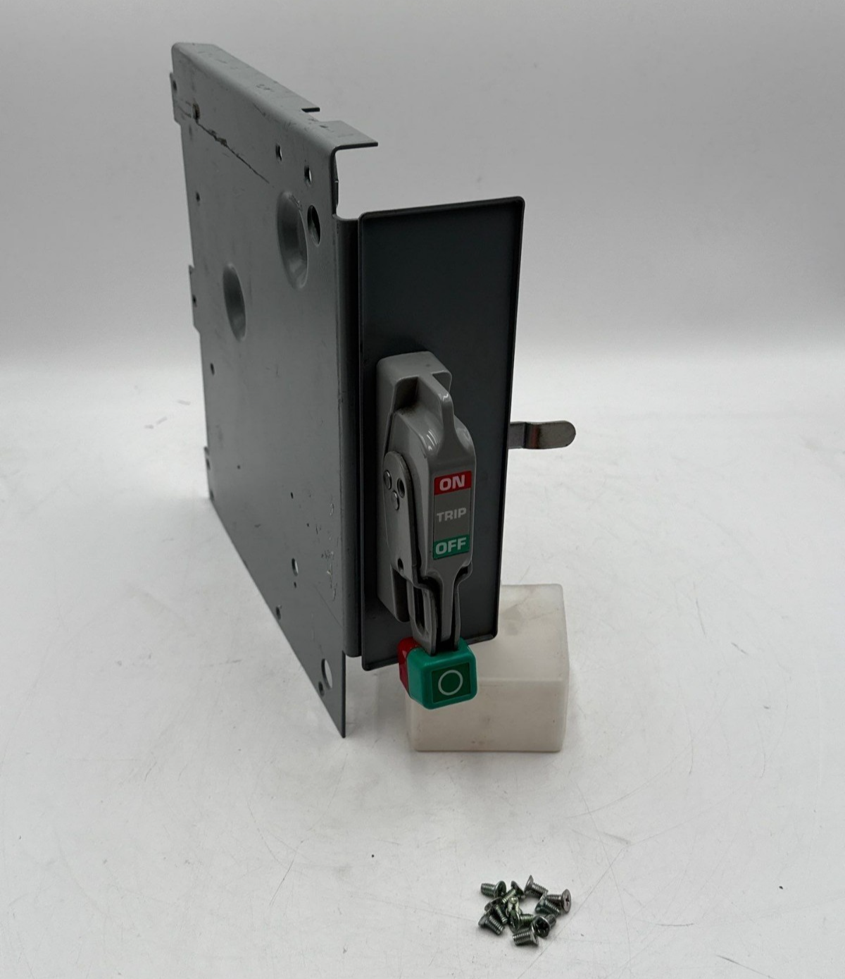 Square D Model 6 MCC Bucket Handle Switch Replacement With Side Plate 12" Used