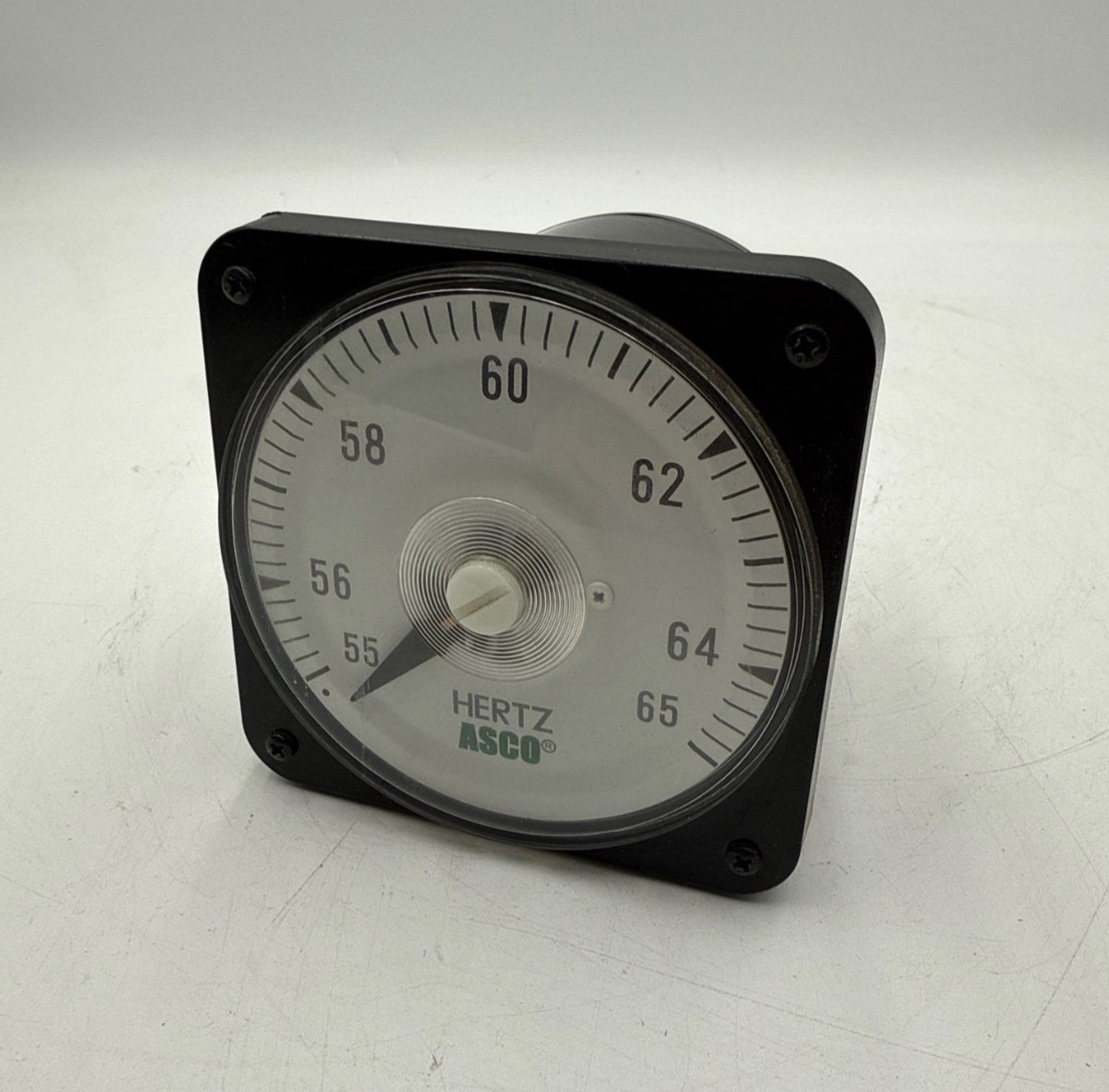 ASCO 550470-077 Hertz Frequency Meter 55-65Hz AB-40P 120V AC 550470077 Used