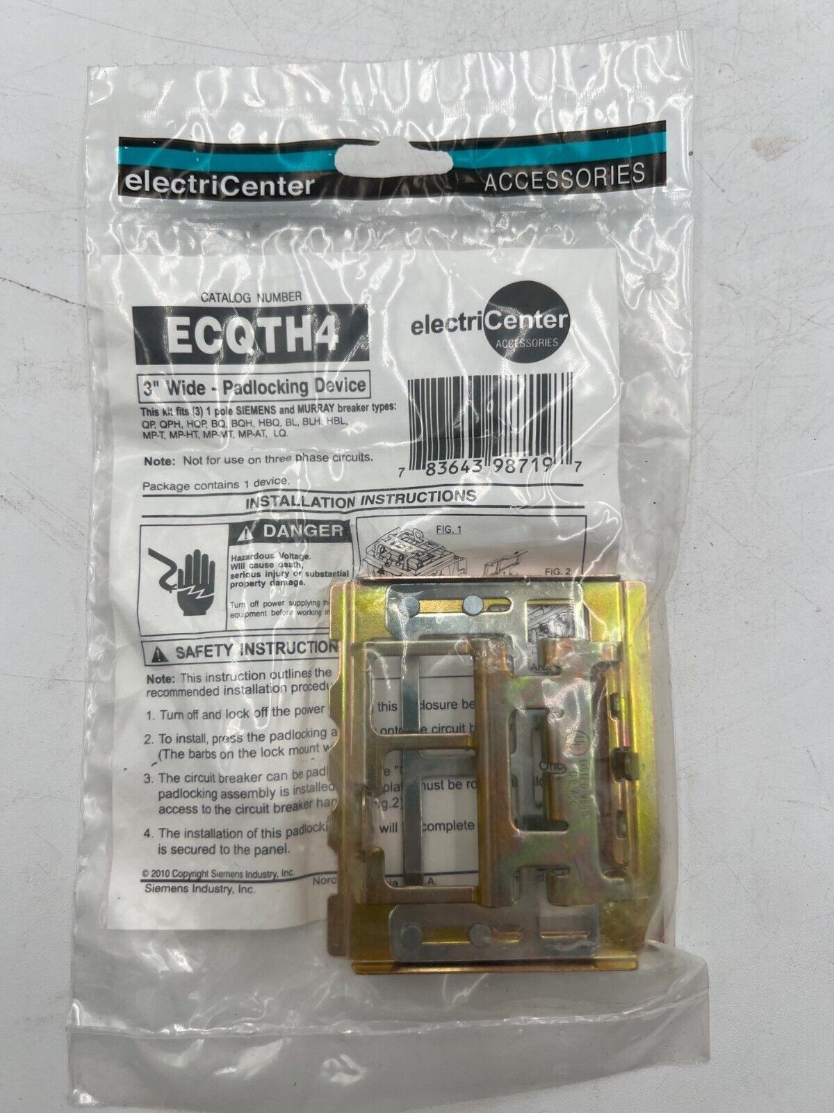 Electricenter ECQTH4 New