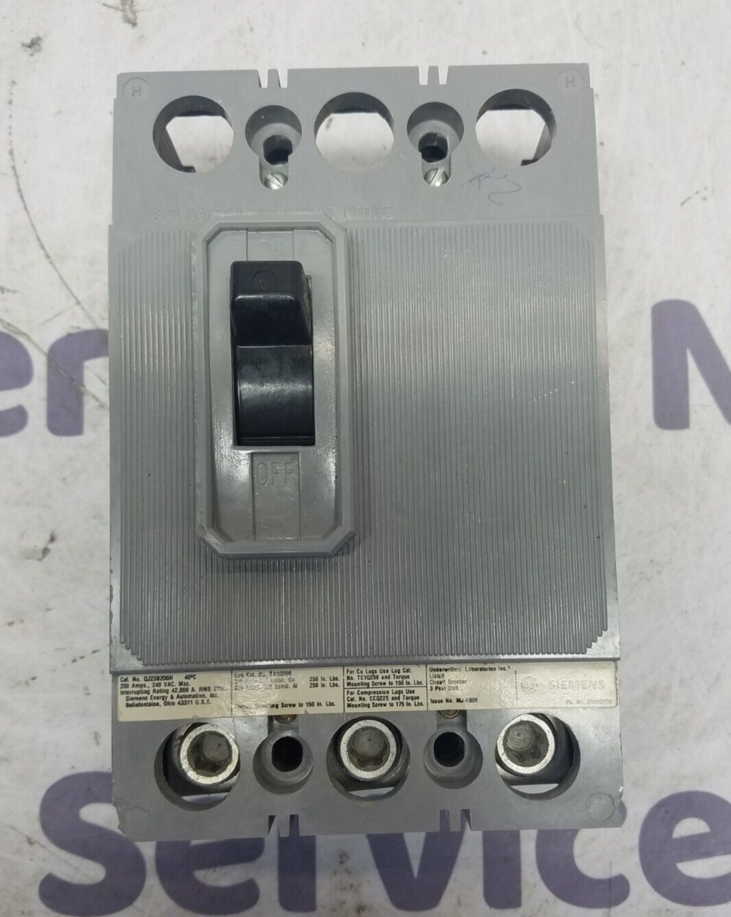 Siemens QJ23B200H Used