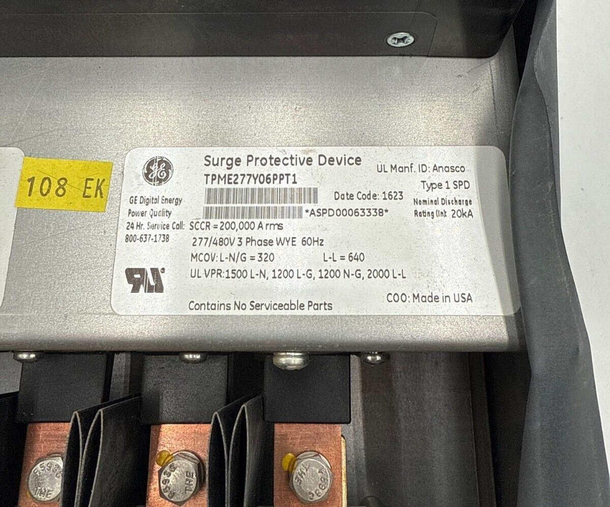 GE TPME277Y06PPT1 Used