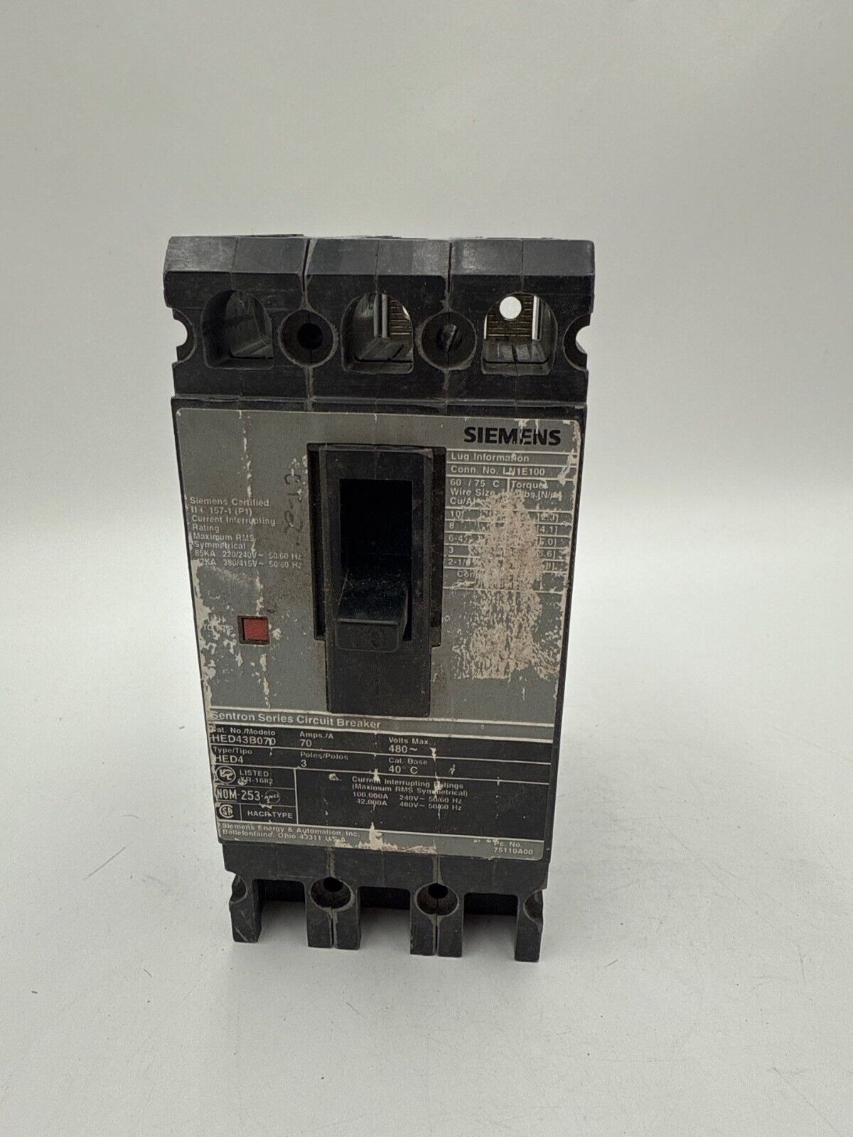 Siemens HED43B070 Used