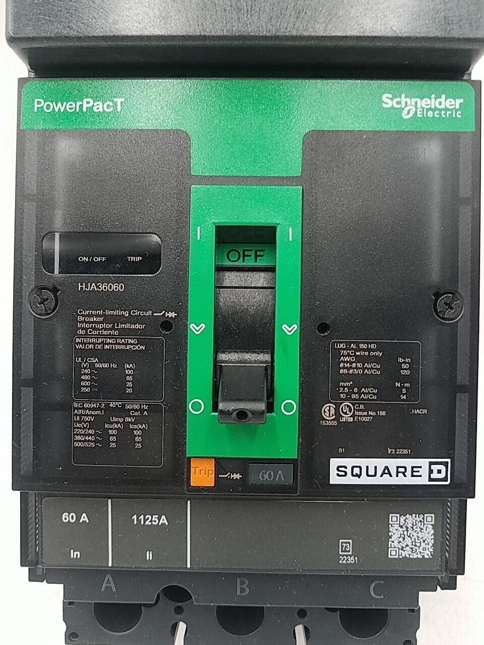 Schneider Electric HJA36060 New