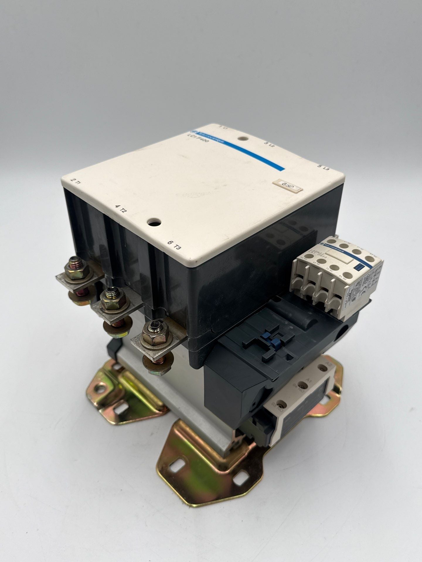 Telemecanque LC1F400 Contactor 500A 3P 1000V LX1FK110 COIL 110/120V LA1DN22 Used