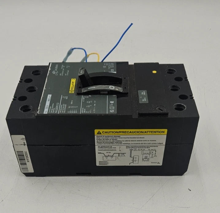 Square D KAL262001212 Circuit Breaker 200A 2P 600V KAL 200 Amp 2 Pole w/ AUX Used