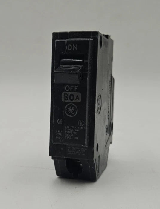 GE THQB1130 Bolt On Circuit Breaker 30A 1P 120/240V THQB 30 Amp 1 Pole Used Used