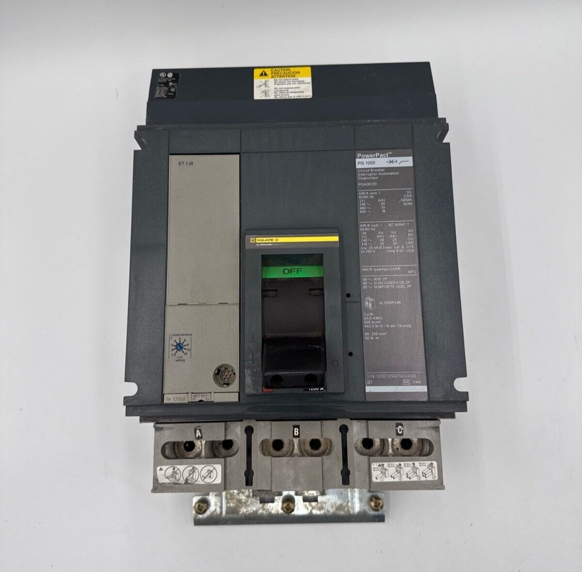 Square D PGA36120 New