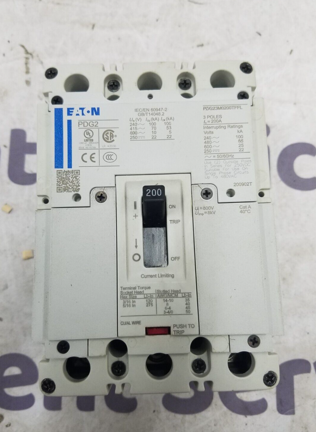 Eaton PDG23M0200TFFL New