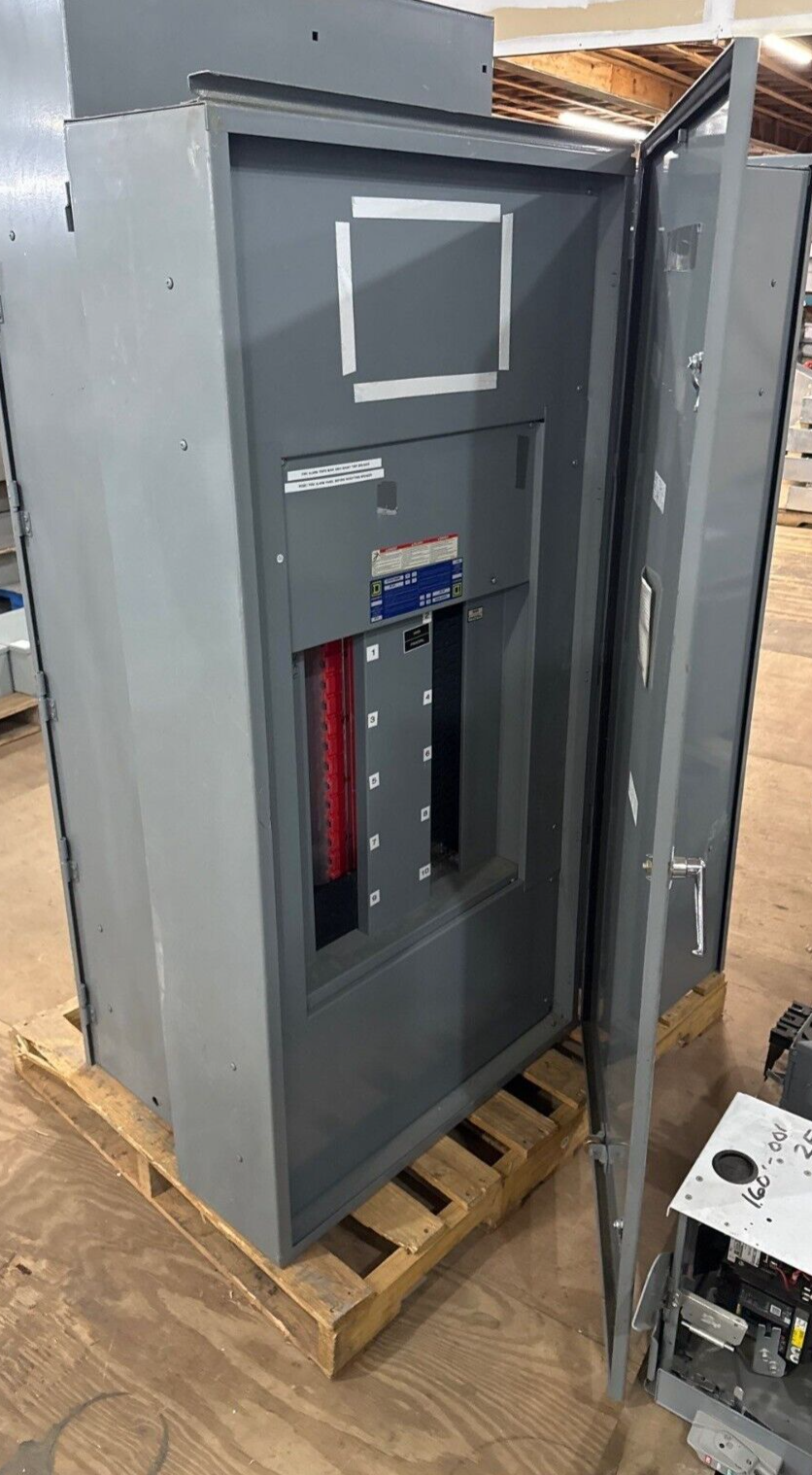 Square D HCM I-Line Panelboard 225A 480V 3PH 3W 30 Circuit 3R Outdoor Encl MCB P610 Used