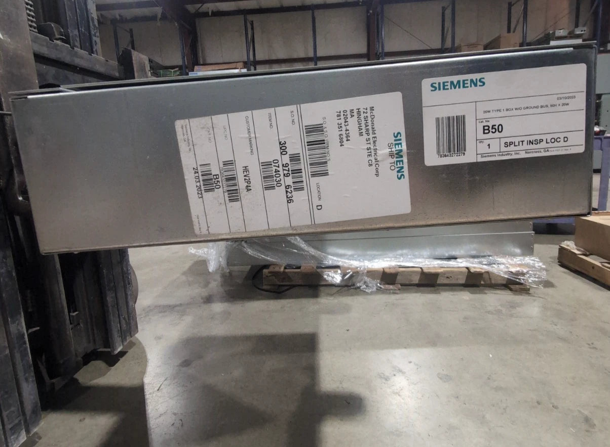 Siemens P1 Panelboard 250A 208/120V 3PH MCB Panel 250 Amp 54 Cir P1C54VA250ABST New