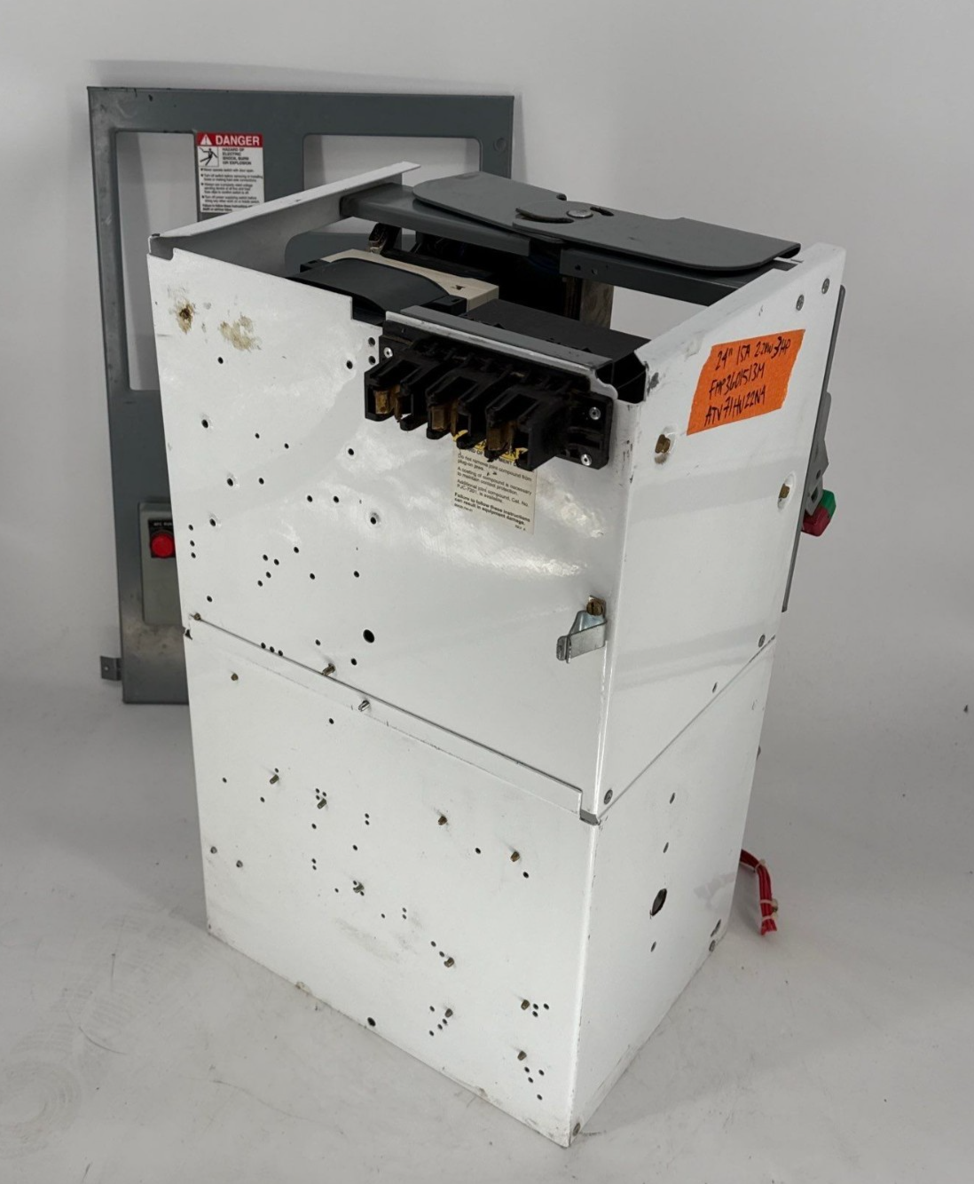 Square D Model 6 24" 15A Combo MCC Bucket FHP3601513M ATV71HU22N4 3HP Drive Used