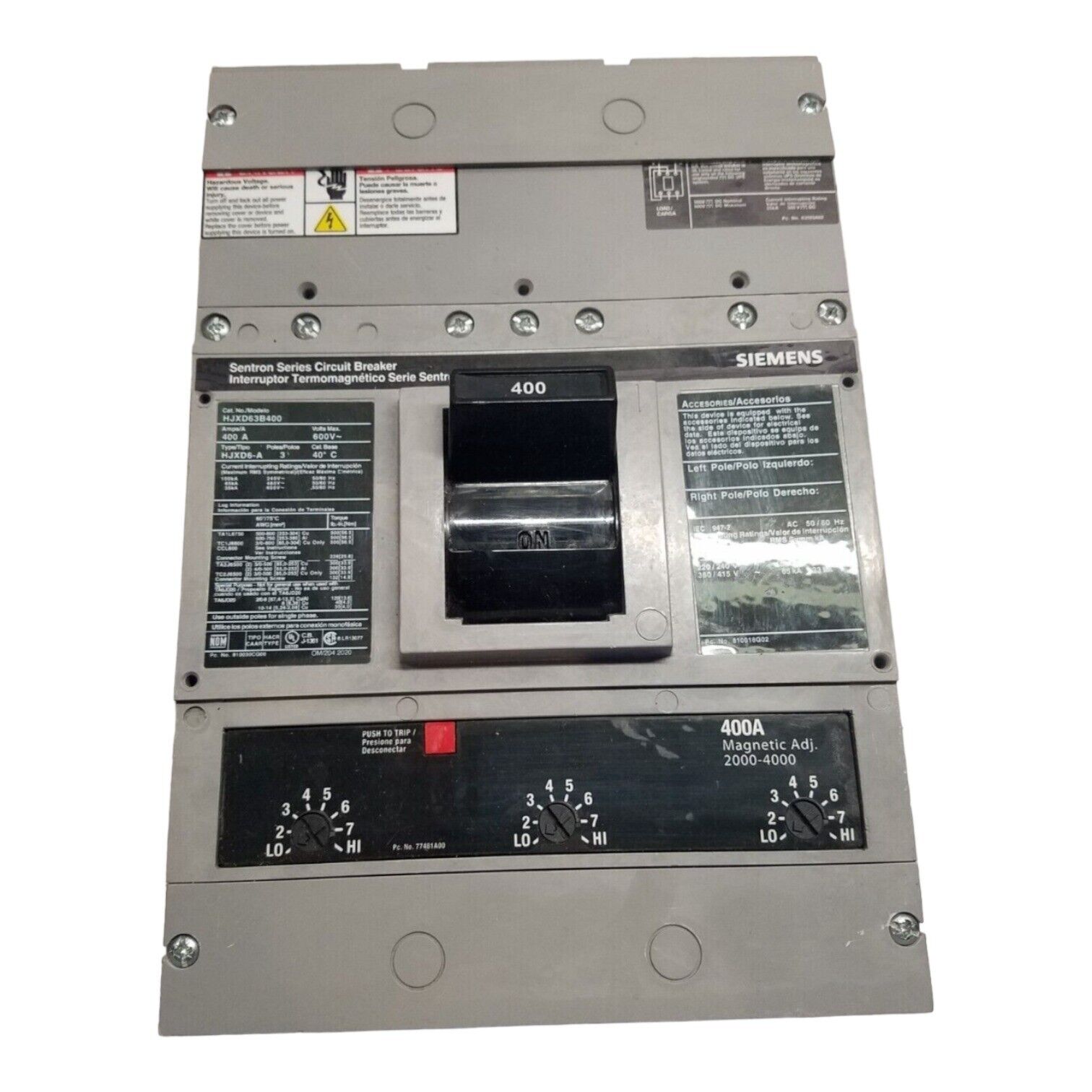 Siemens HJXD63B400 New