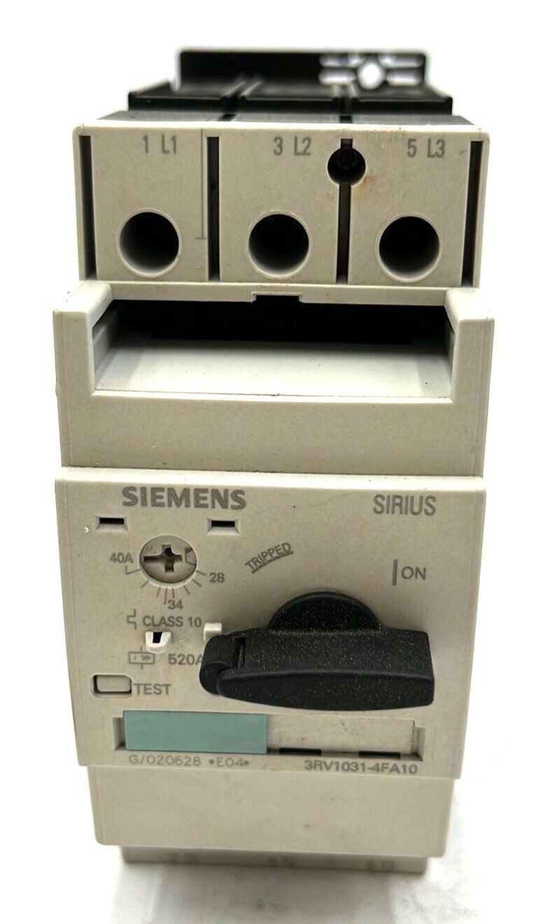 Siemens 3RV1031-4FA10 Used
