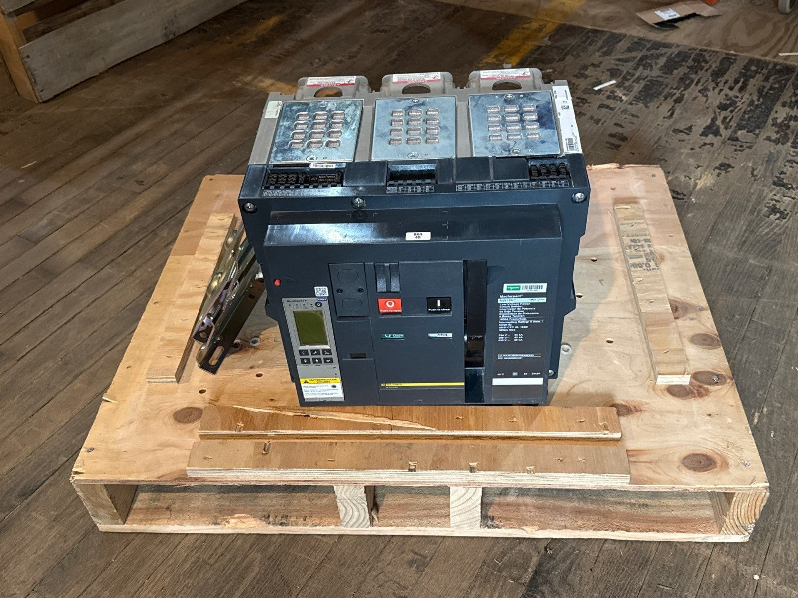 Square D NW16H1 Circuit Breaker 1200A 3P 635V MicroLogic 6.0A S164A-ERMS LSIG New