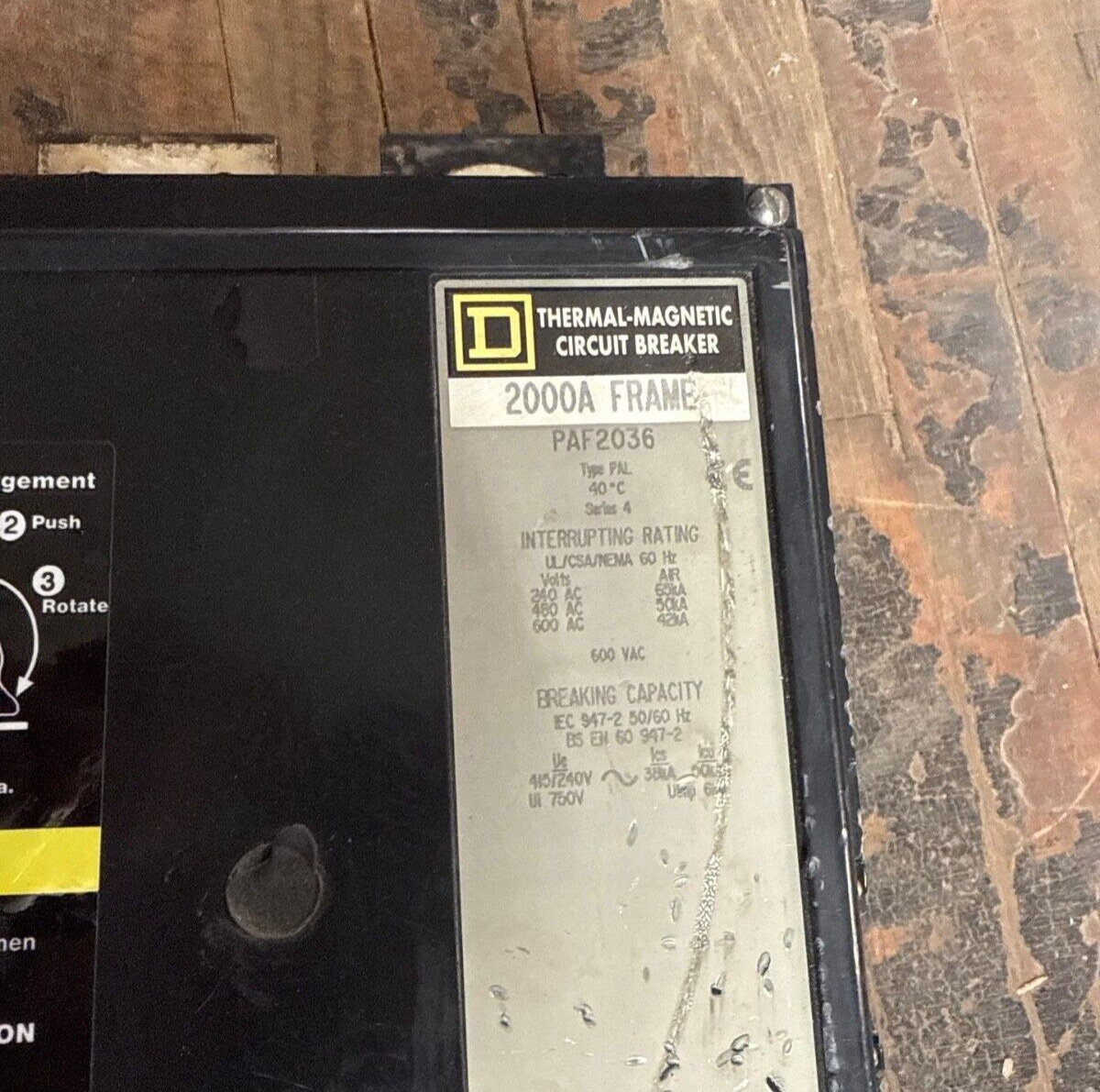 Square D PAF2036 Used