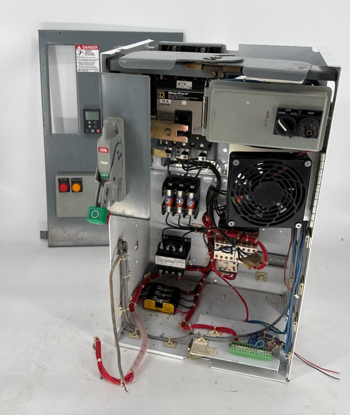 Square D Model 6 24" 15A Combo MCC Bucket FHP3601513M ATV71HU22N4 3HP Drive Used