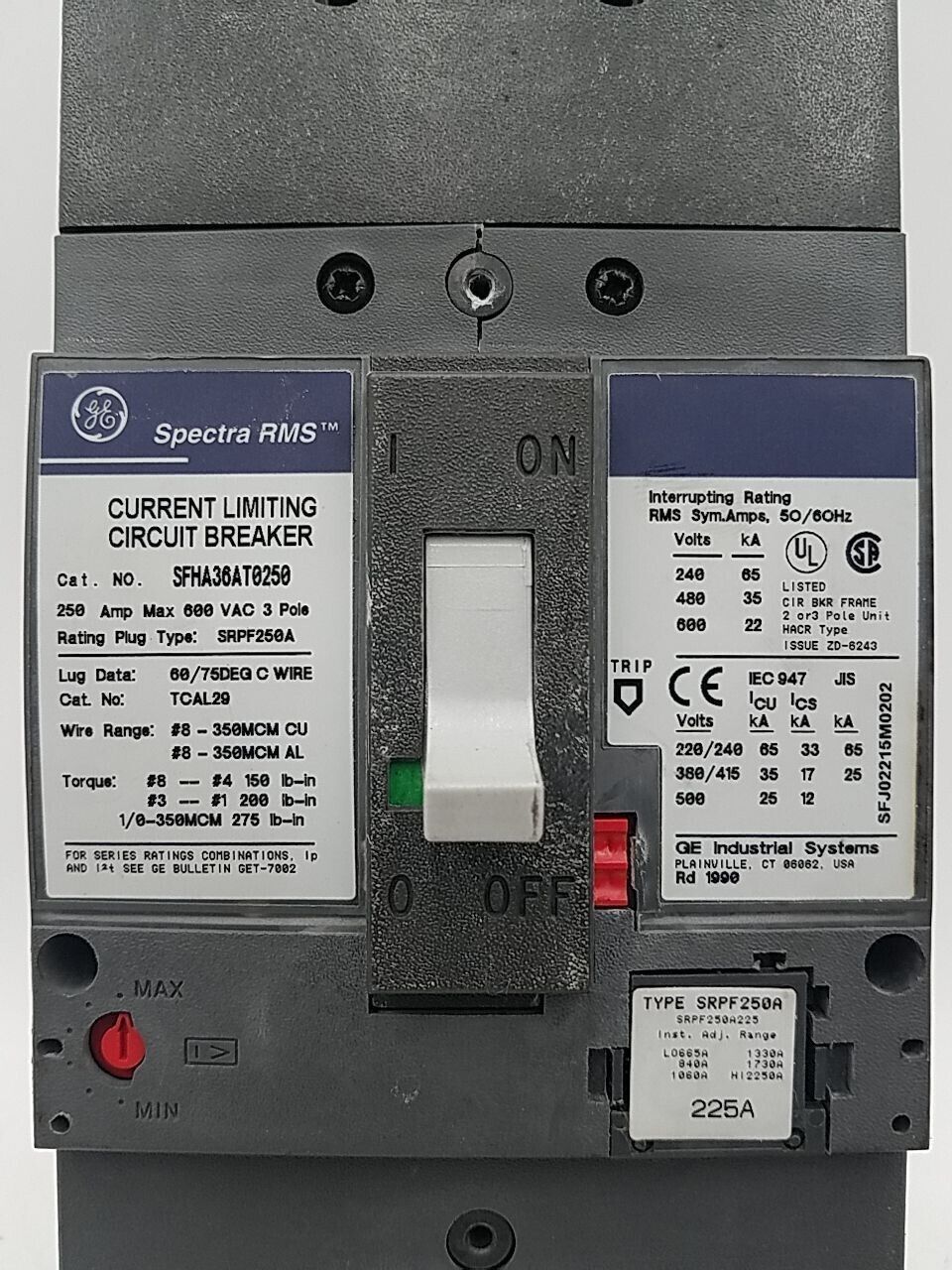 GE SFHA36AT0250 Used