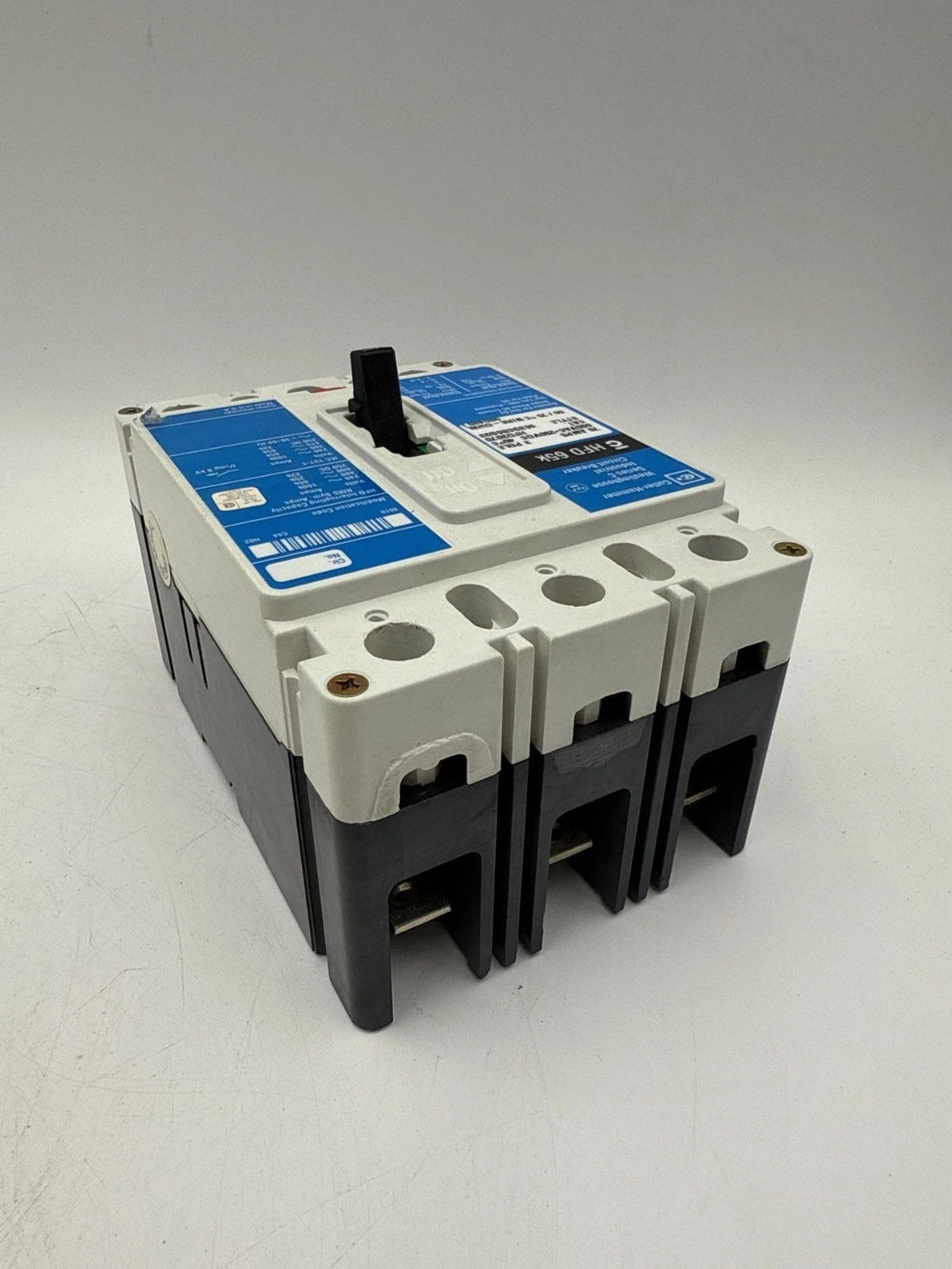 Cutler Hammer HFD3070 Circuit Breaker 70A 3P 600V 3PH 70 Amp 65k 3 Pole 600 Volt Used