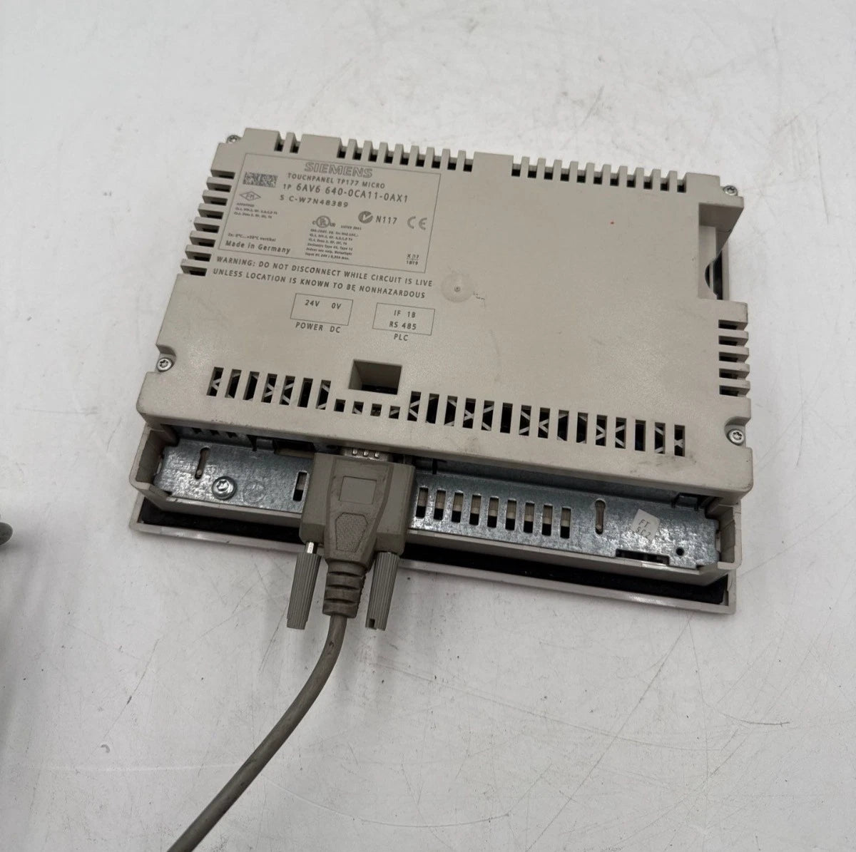 Siemens 6AV6 640-0CA11-0AX1 Touch Panel TP177 Micro Operator Display 5.7" CRACK Used