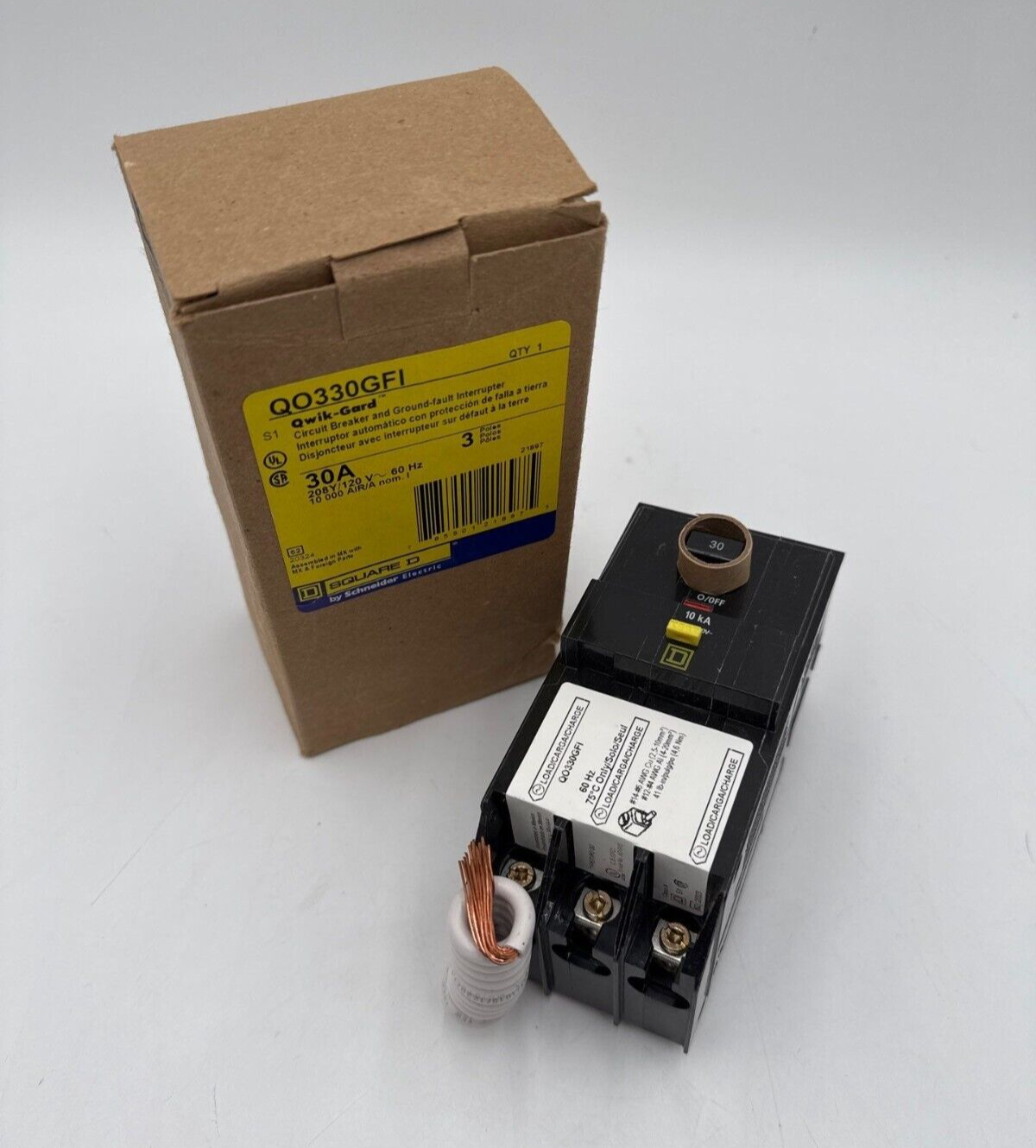 Square D QO330GFI New