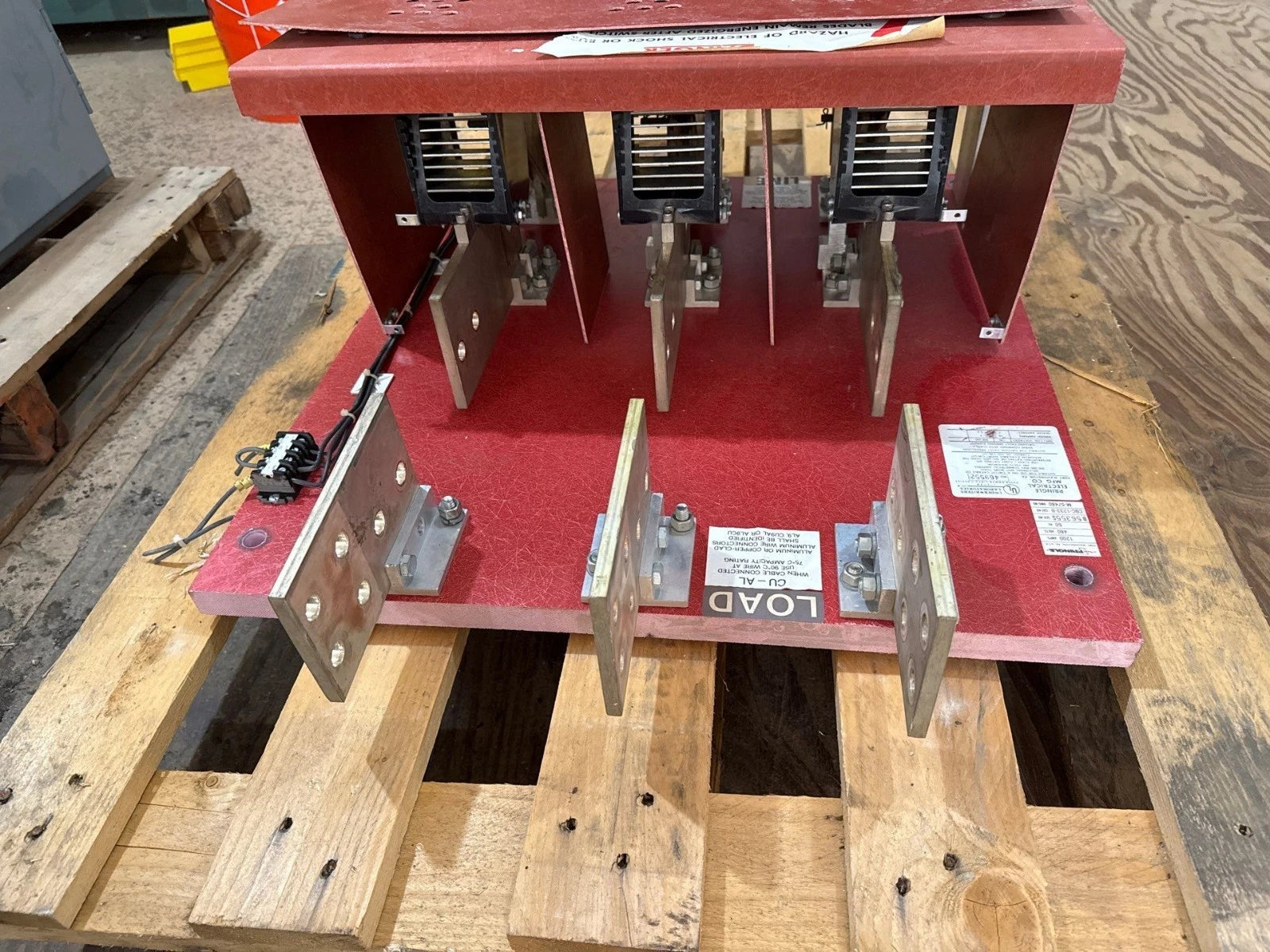 Pringle CBC-1233-B Bolted Pressure Switch 1200A 480V 3P 60Hz 1200 Amp 3 Pole Used