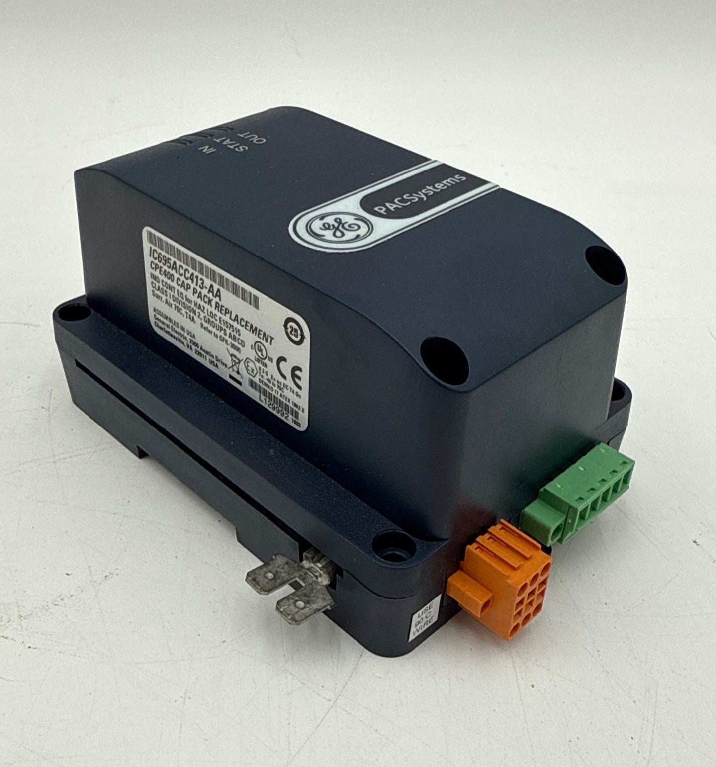 GE PacSystems IC695ACC403-AA CPE400 Energy Pack Asm IC695ACC413-AA Used