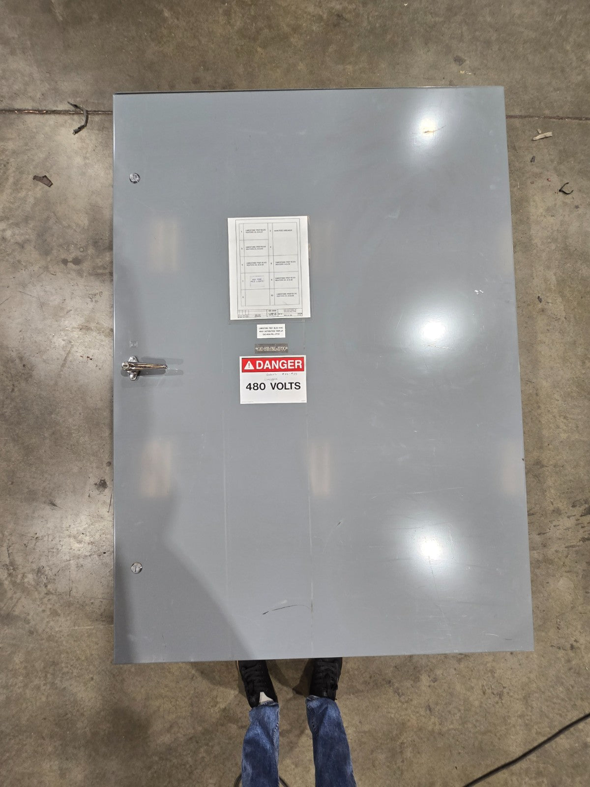 Sq D HCP I-Line Panel 400A 480V 3PH 3W MCB 400 Amp Panelboard LI36400 3R Encl Used