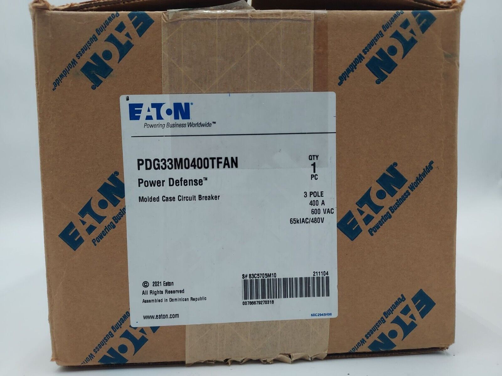 Eaton PDG33M0400TFAN New