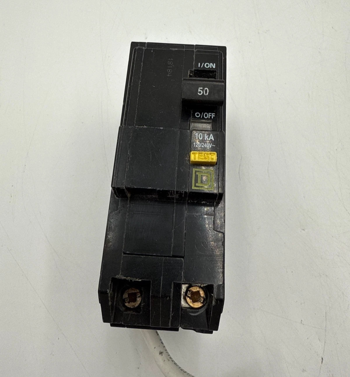 Square D QO250GFI Circuit Breaker 50A 2P 120/240V 1PH 10kA QO Plug On 50 Amp Used