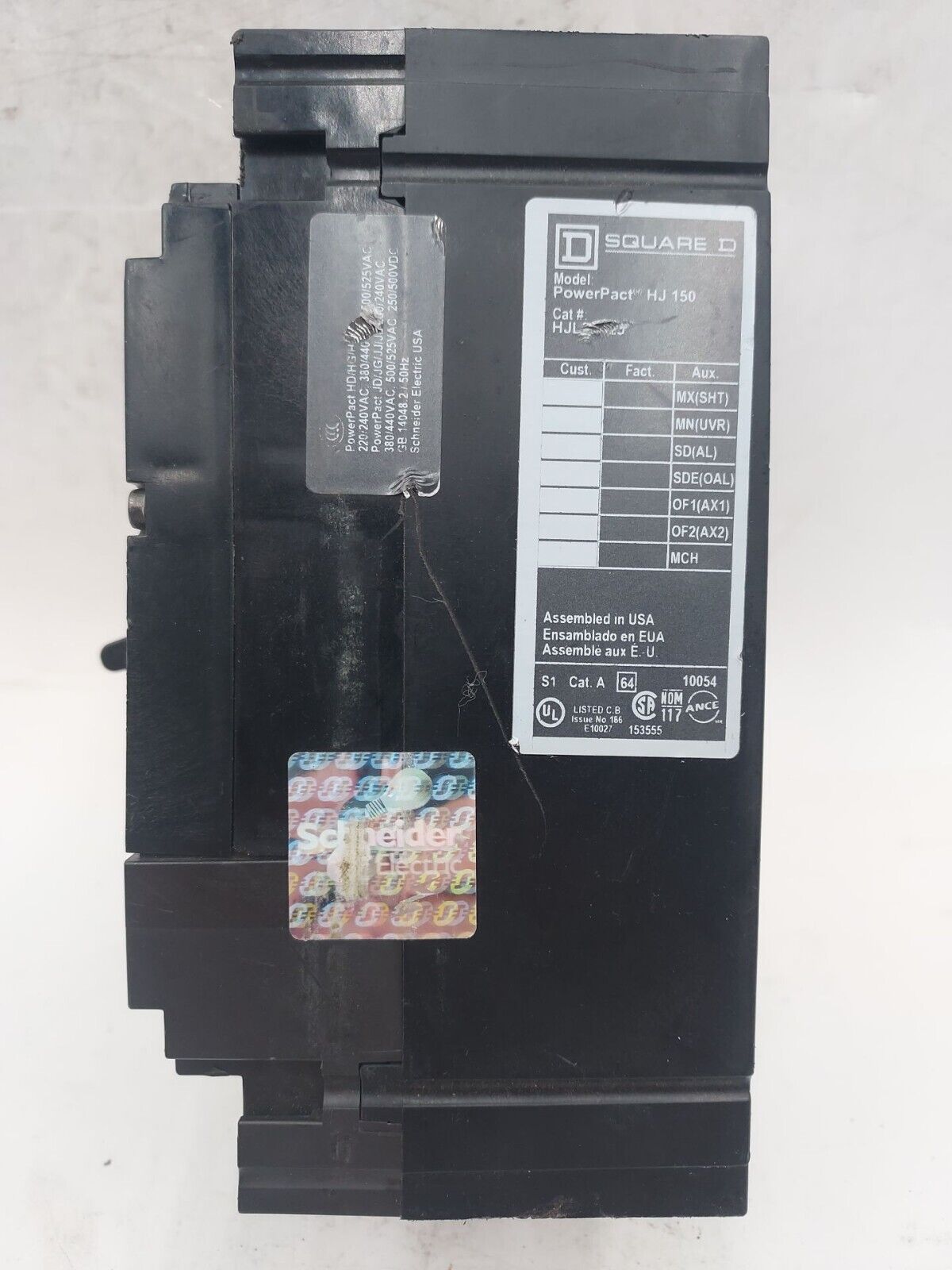 Square D HJL36125 Used