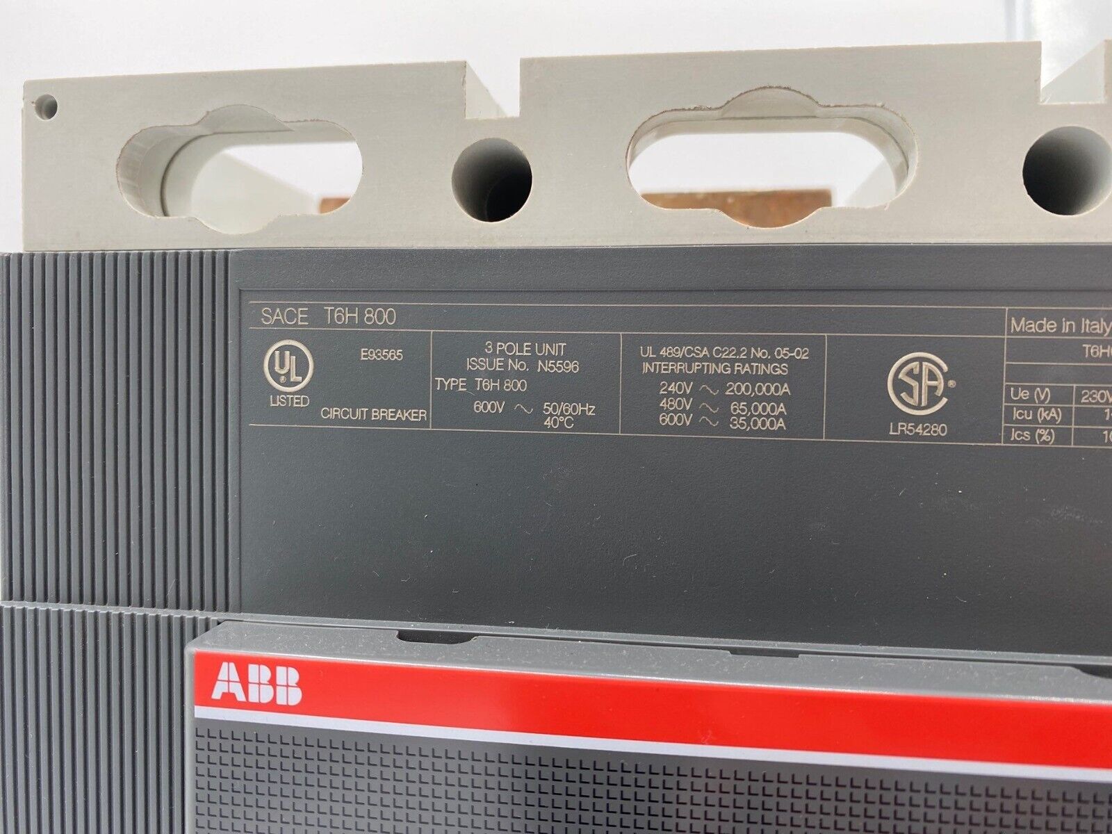 ABB T6HQ800BW Used