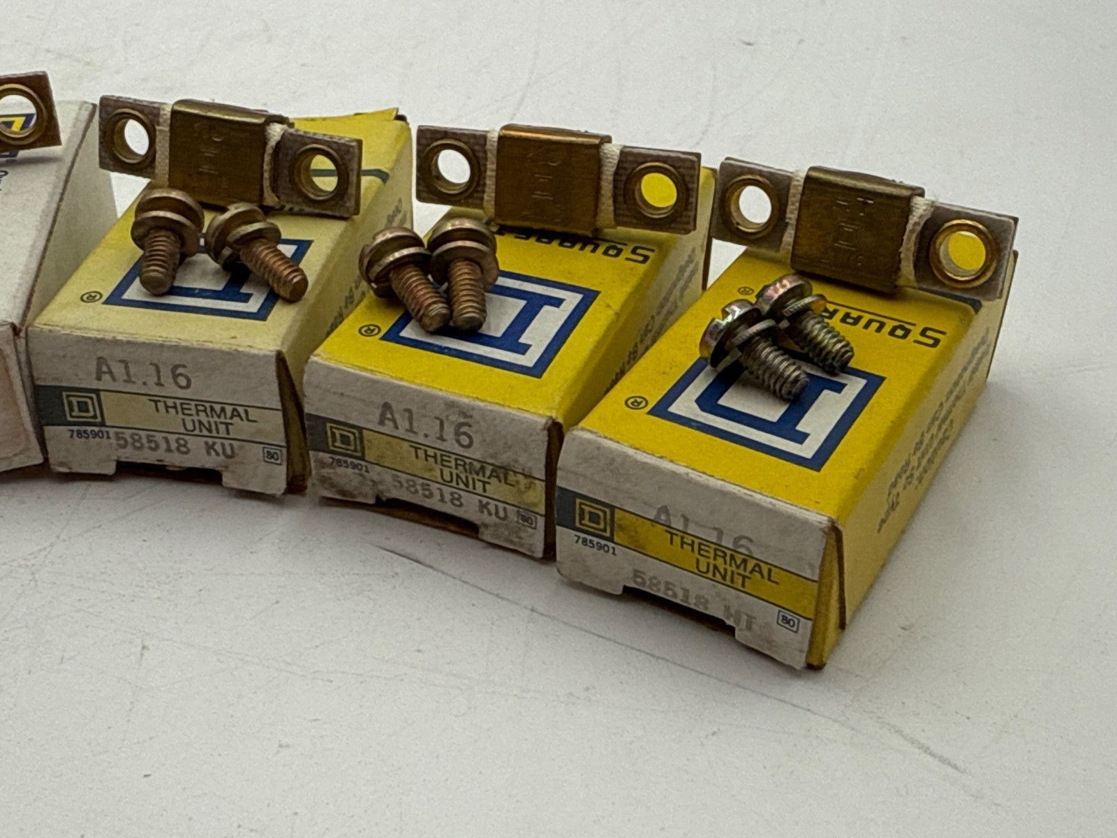 4PC Lot Square D A1.16 Thermal Overload Relay Heater Element Unit A116 4 Piece New