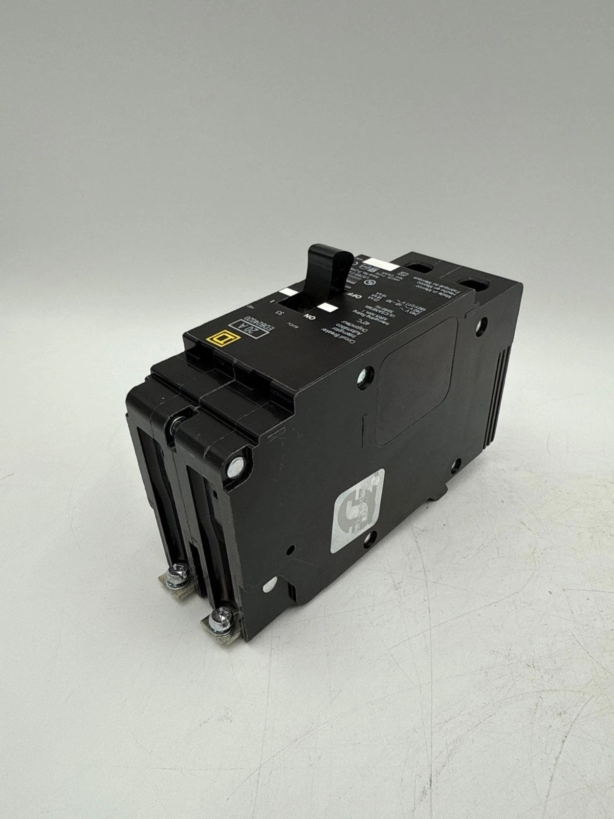 Square D EDB24020 Circuit Breaker 20A 2P 480V 1PH EDB 2 Pole 20 Amp Bolt On New