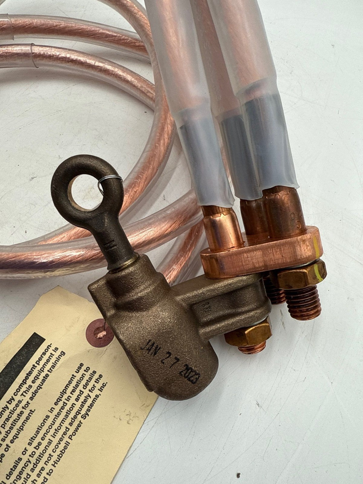 6' Chance T6002246 3-Leg 2/0 Ground Set Cluster C600-2100 Ball Socket Clamp New