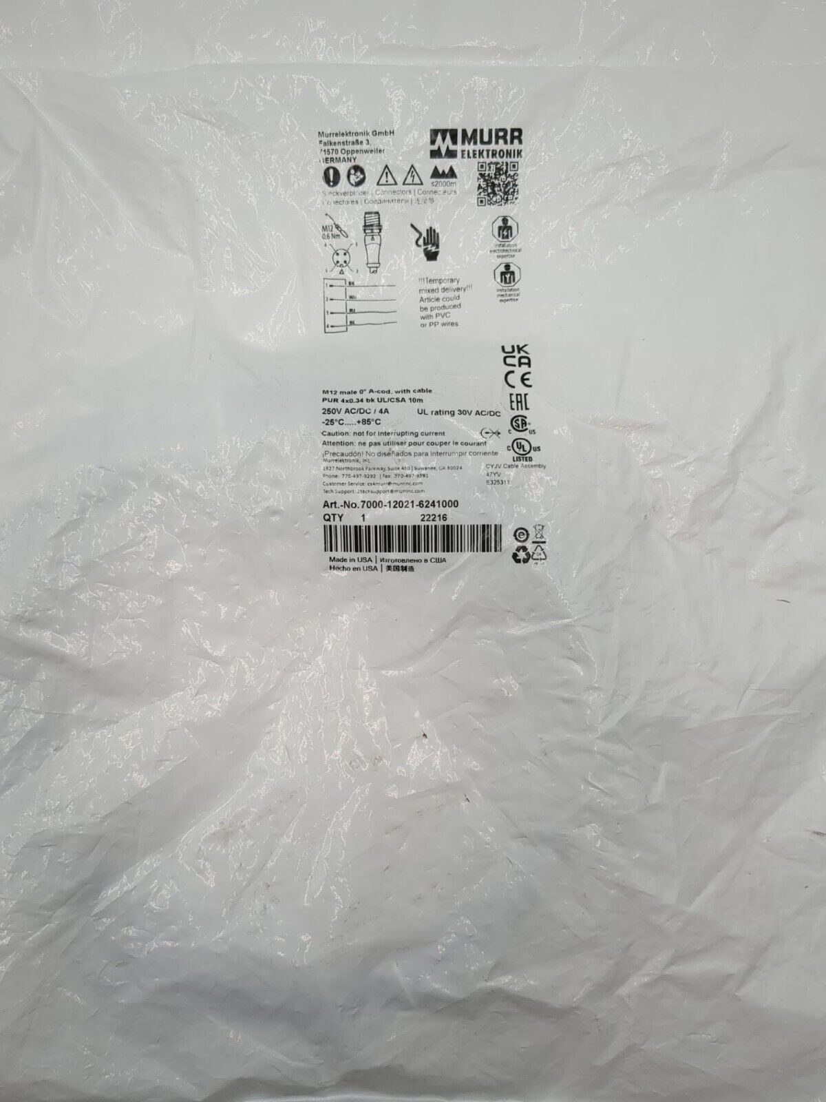 Murr 7000-12021-6241000 New