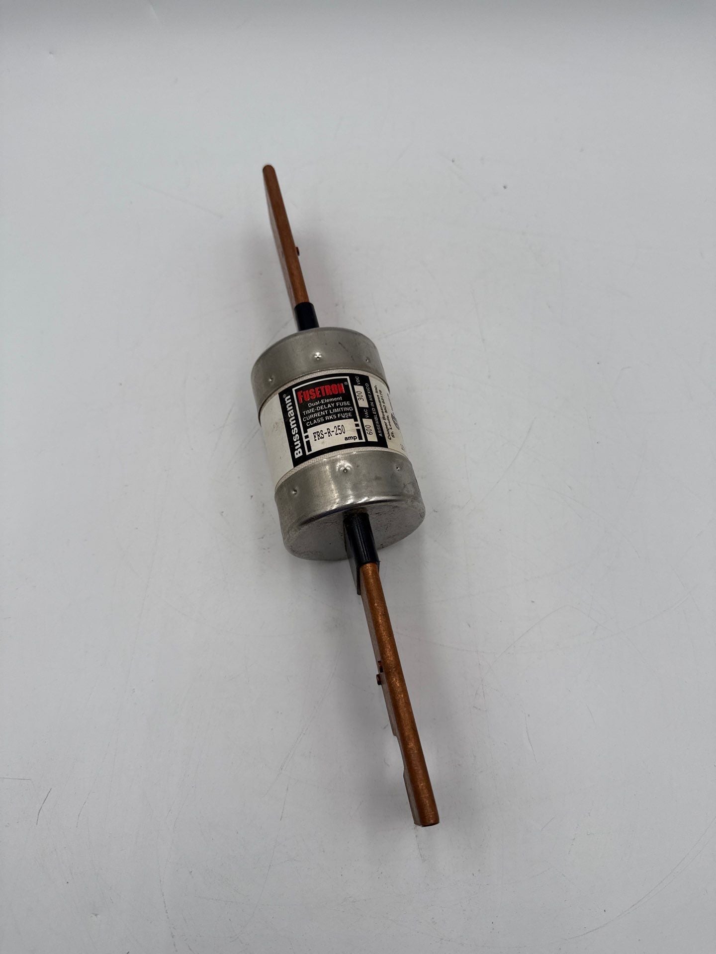 Bussmann FRS-R-250 Fuse 250A 600V Class RK5 Time Delay Dual Element 250 Amp Used