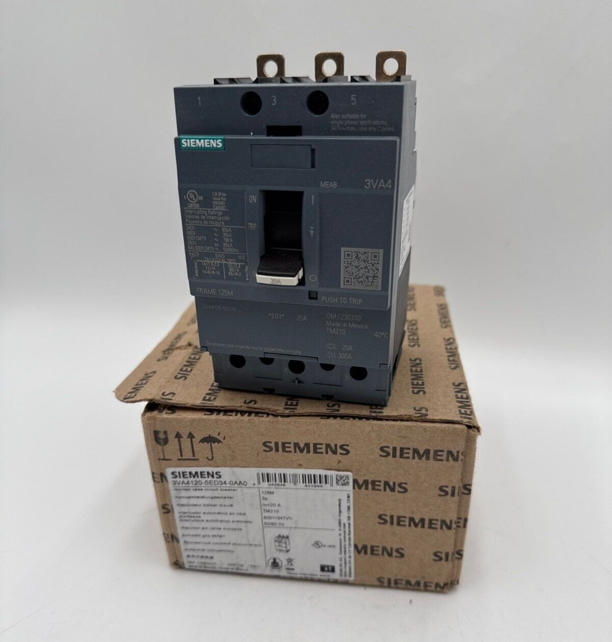 Siemens 3VA4120-5ED34-0AA0 New