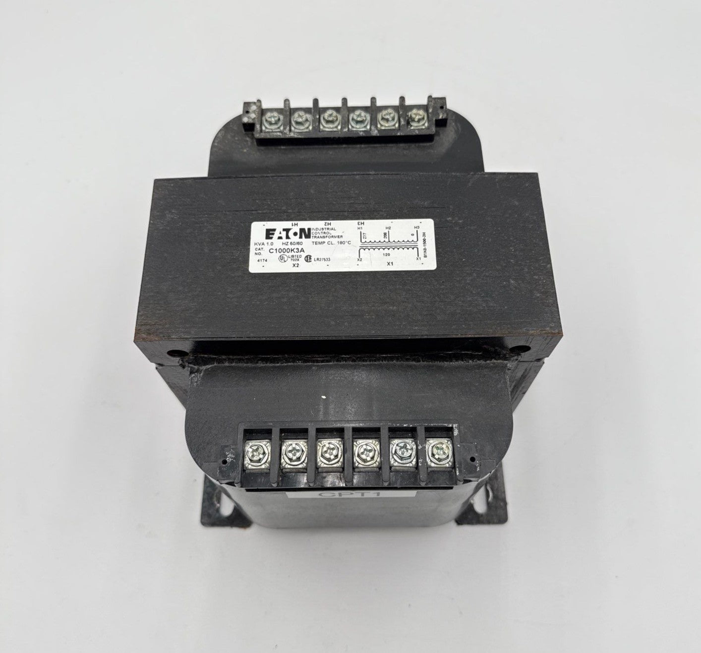 Eaton C1000K3A Industrial Control Transformer 1.0kVA 50/60Hz 208/277V Used