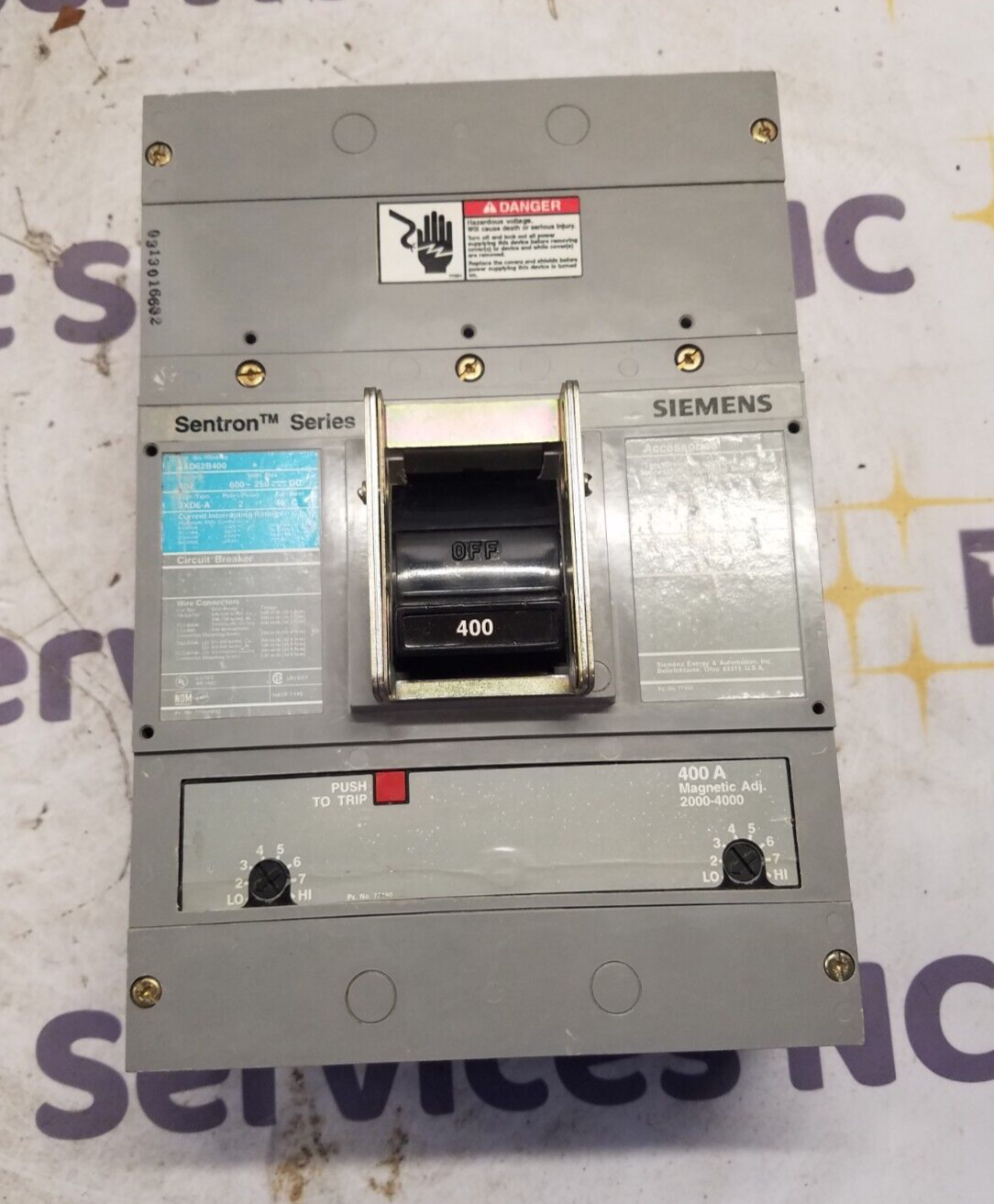 Siemens JXD62B400 New