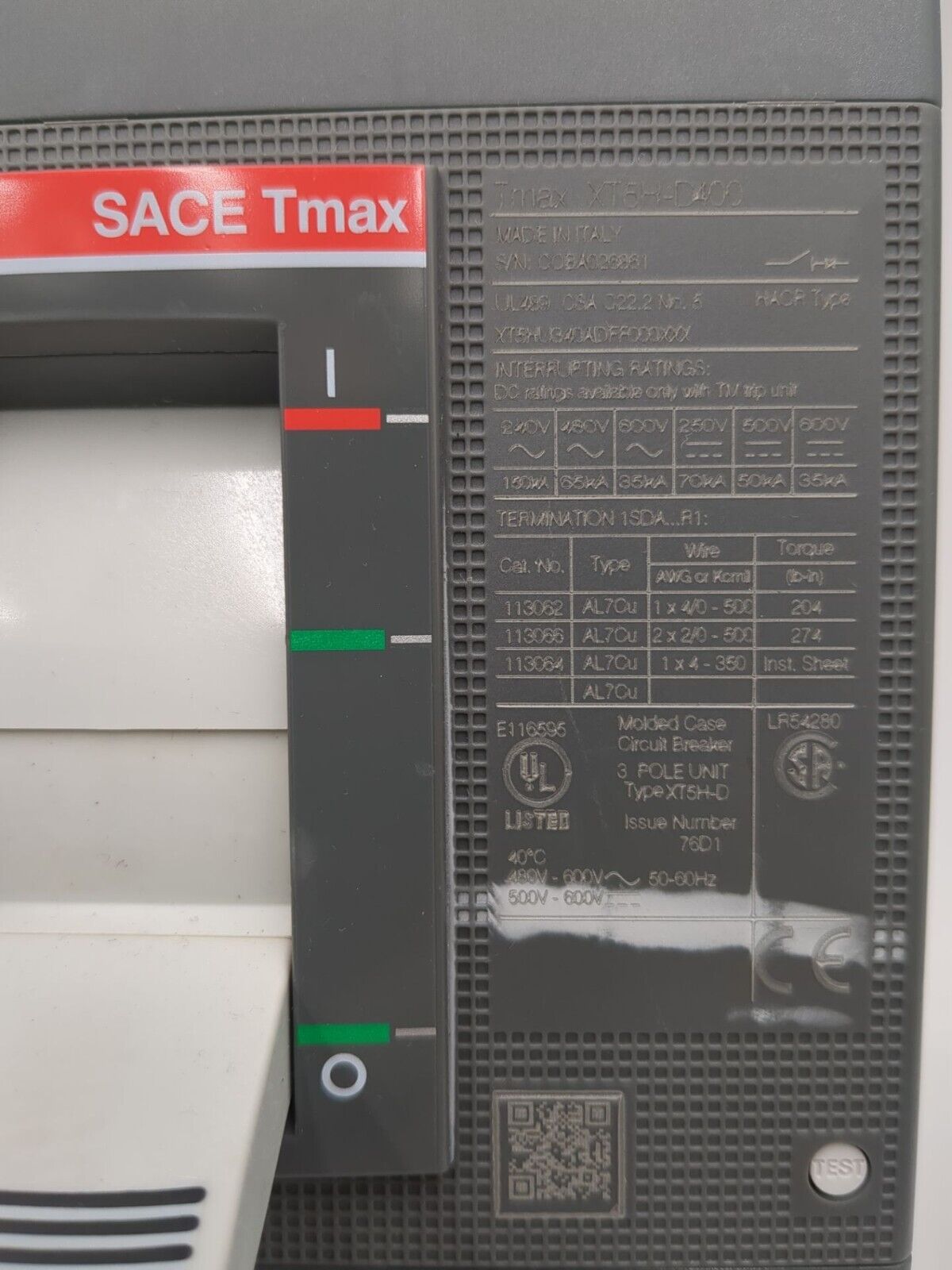 ABB XT5HU340ADFF000XXX New