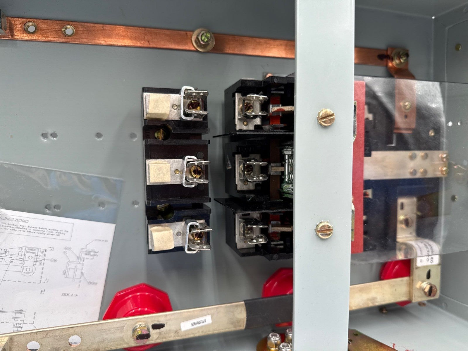 Eaton P3F321RGN Pow-R-Way III Busway Switch Bus Plug 30A 3PH 120/208V 4W Fusible New