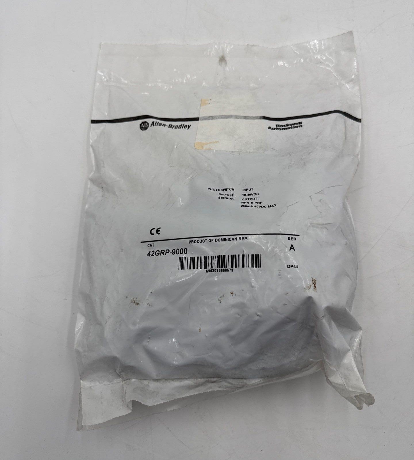 Allen Bradley 42GRP-9000 Photoswitch Photoelectric Diffuse Sensor Ser A 10-40VDC New