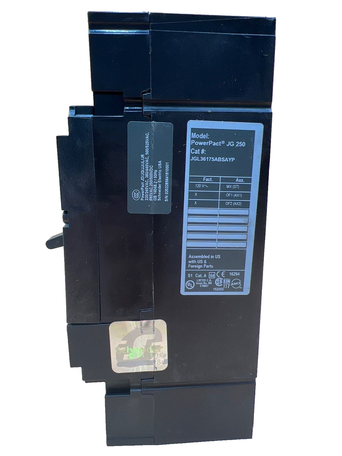 Square D JGL36175ABSAYP Used