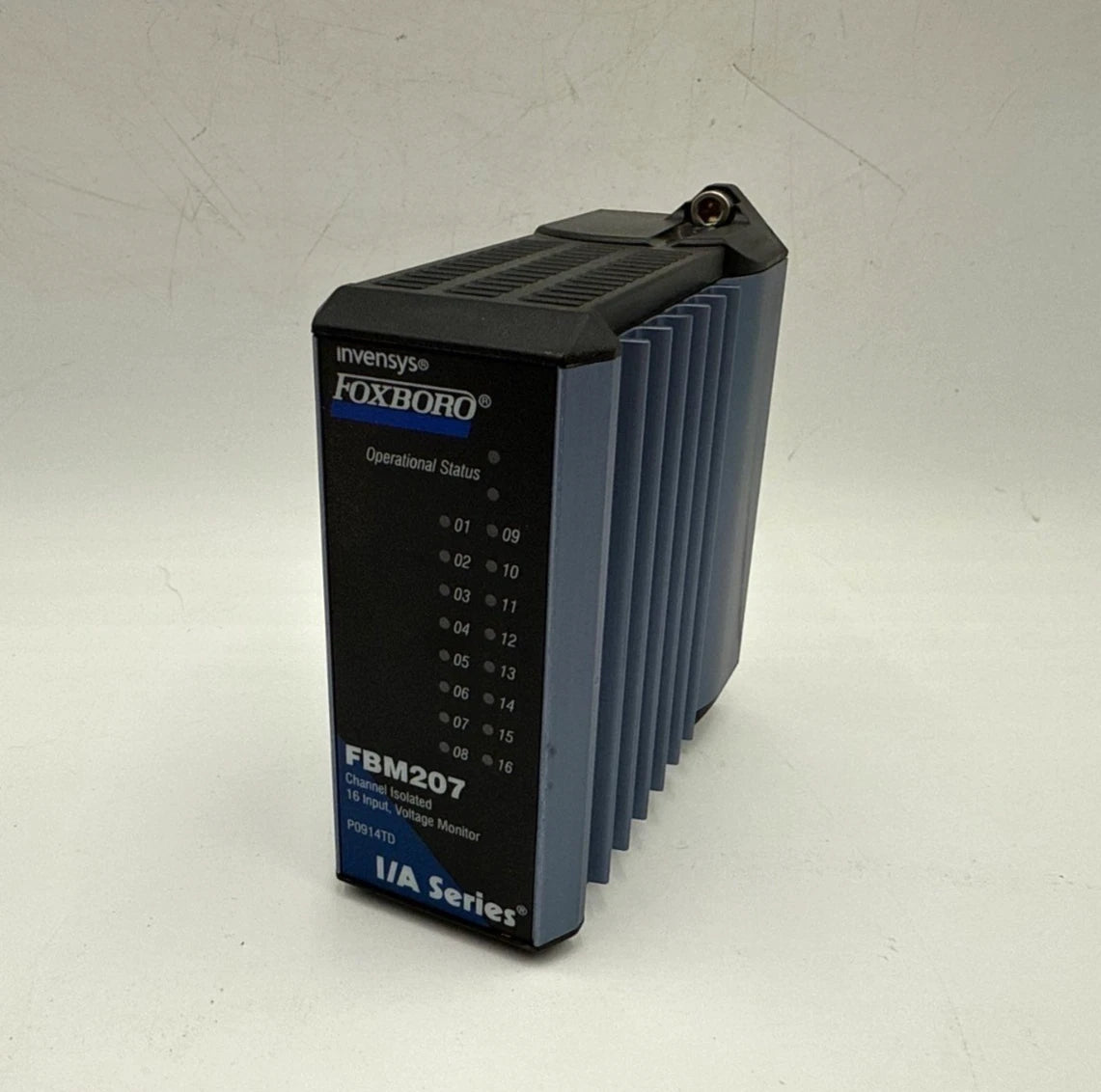 Foxboro FBM207 P0914TD Channel Isolated 16 Input Voltage Monitor I/A Series Used