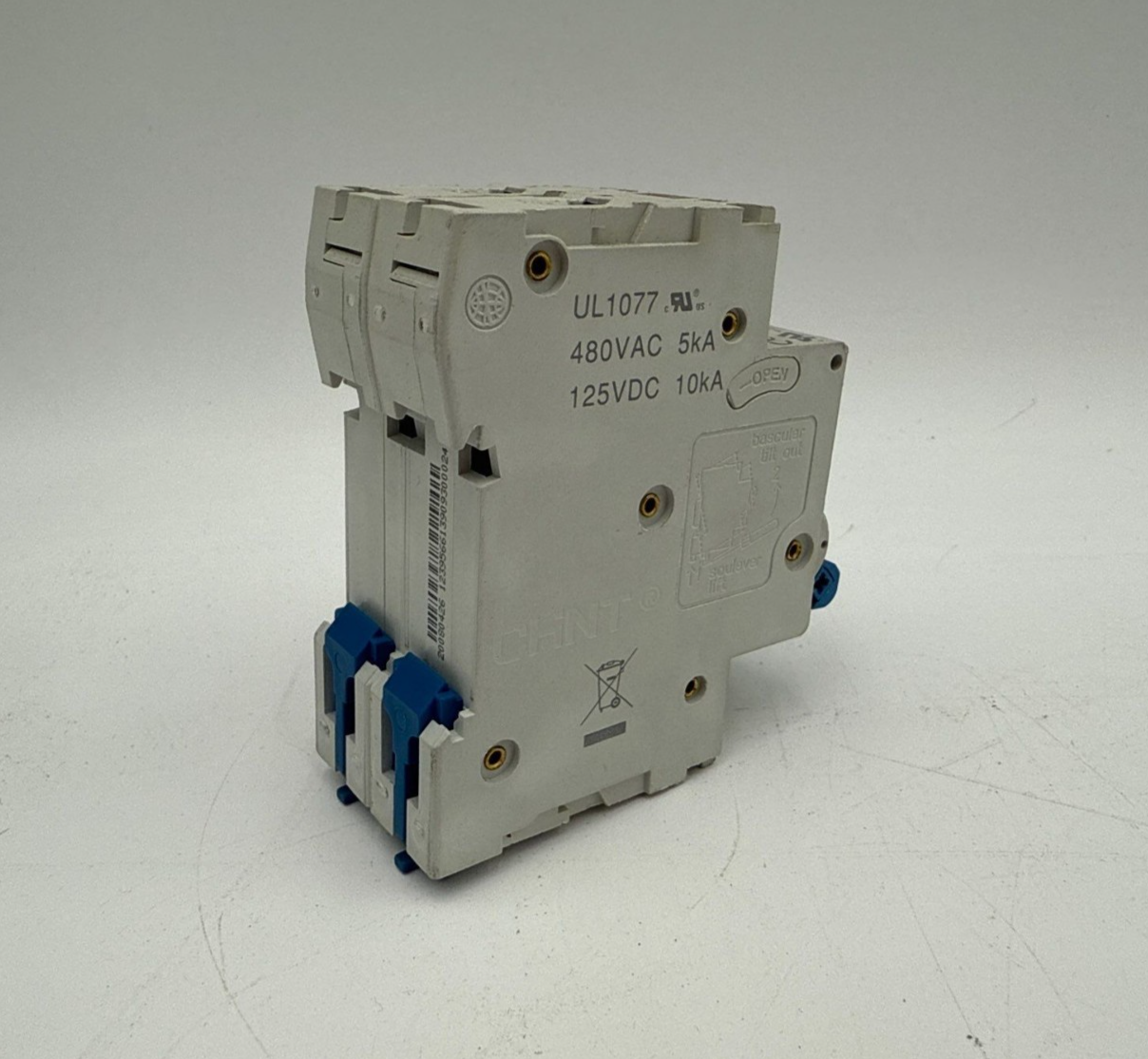 CHINT NB1-63 C20-2P Circuit Breaker 20A 2 Pole 400V C-CURVE 20 Amp NB1-C20-2P Used