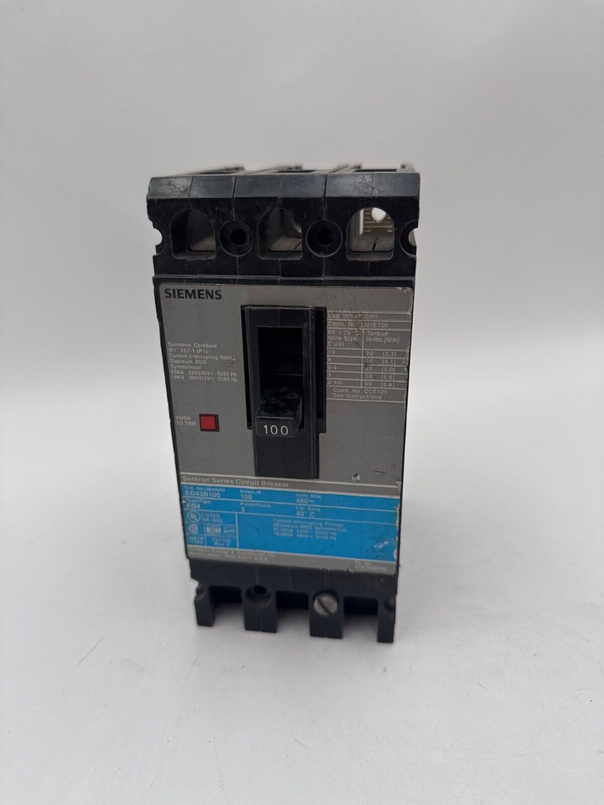 Siemens ED43B100 Used