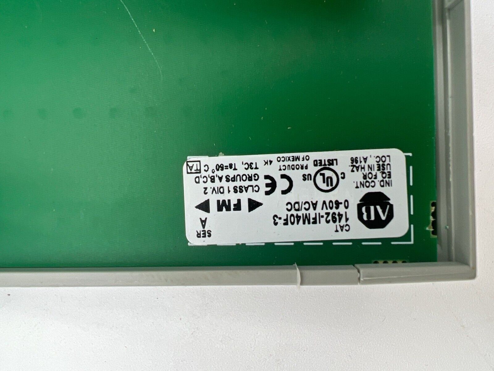 Allen-Bradley 1492-1FN40F-3 Used