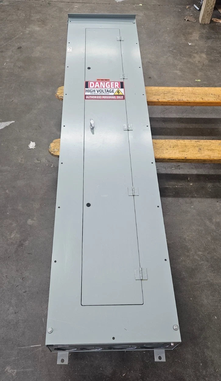 Eaton PRL3X Panelboard 400A 480/277V 3PH 3R Encl MCB Panel KD3400 Subfeed 350A Used